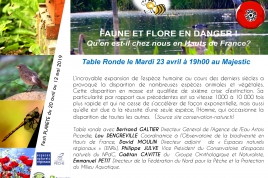 conférence "faune et flore en danger! qu'en est-il chez vous en Hauts-de-France"