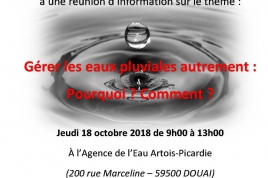 réunion d’information  « Gérer les eaux pluviales autrement : pourquoi ? comment ? »