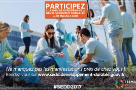 semaine européenne du développement durable du 30 mai au 5 juin 2017