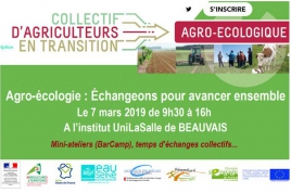 Forum des collectifs locaux d’agriculteurs Hauts-de-France                 engagés dans la transition agro-écologique « Echangeons pour avancer ensemble »