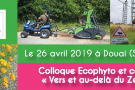 colloque Ecophyto et collectivités "vers et au-delà du Zéro phyto"